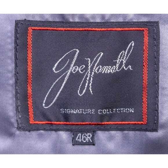 VTG Joe Namath Men's Tweed Sport Coat Blazer Two Button Wool Houndstooth 46R EUC - Picture 10 of 14